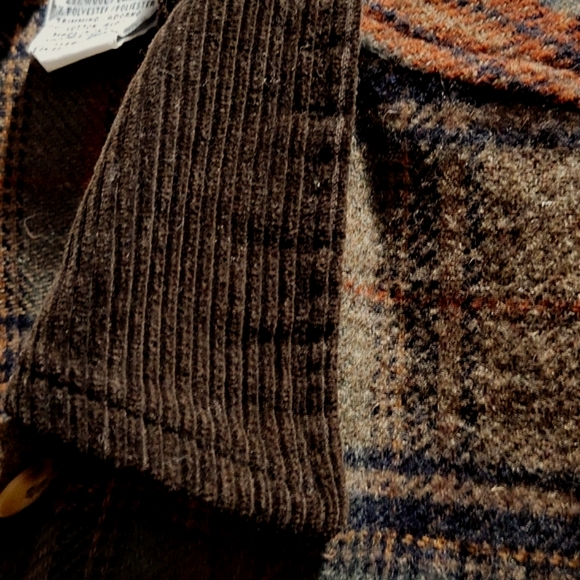 EUC Capacity Petites Wool Poly Cotton Blend Flannel Top Country Cold Weather Jac - Picture 5 of 8